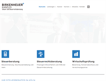 Tablet Screenshot of birkenheuer.com